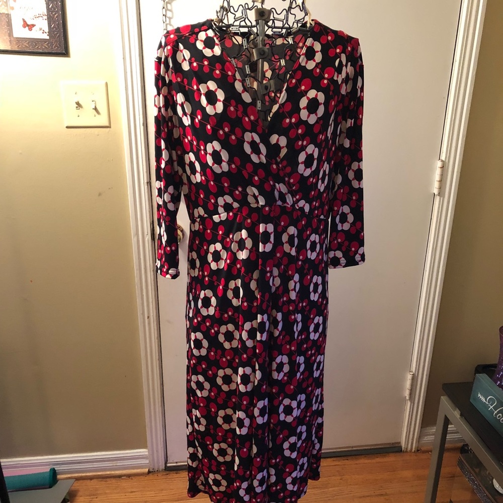 Cute Faux Wrap Dress